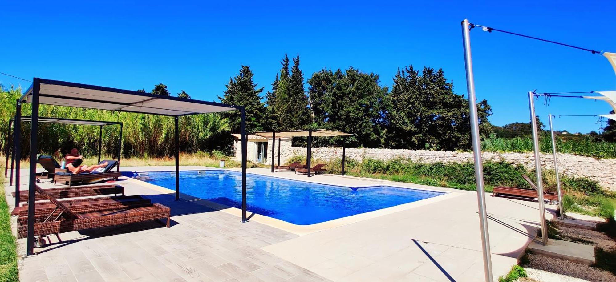 Chambre Cosy Avec Terrasse Sur La Colline Boisee, Parking Prive, Jardin, Calme, Climatisation, 10 Mn Pont Du Gard Num7 Рошфор-дю-Гар Экстерьер фото
